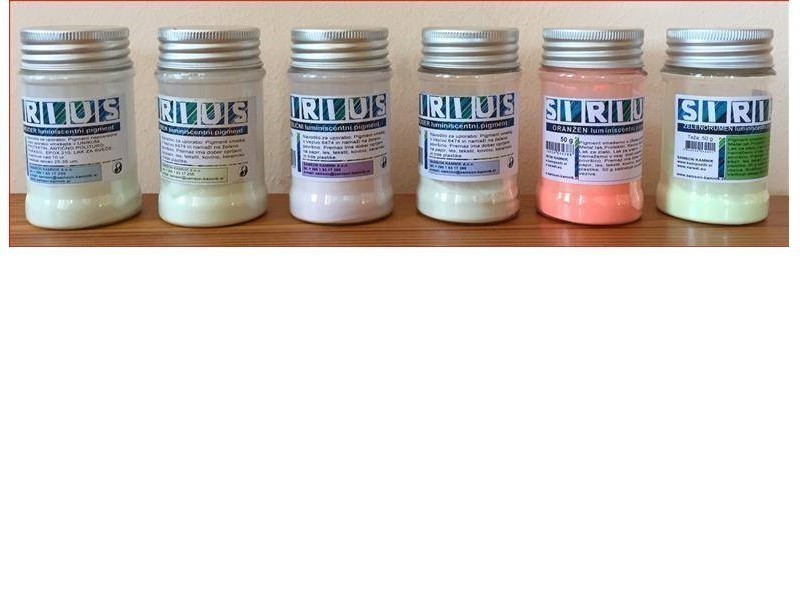 SIRIUS - turkiznomoder luminiscentni pigment       50 g