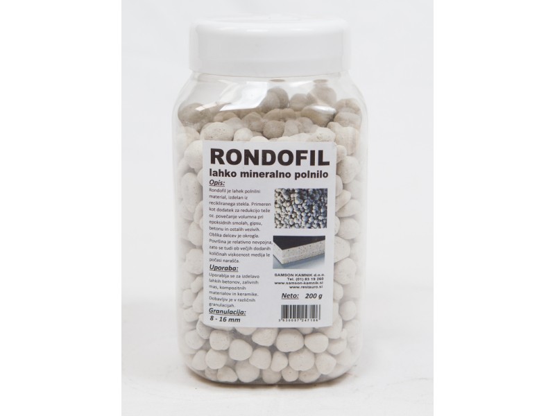 RONDOFIL lahko mineralno polnilo 8 - 16 mm               200 g