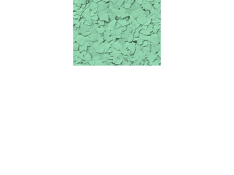 LUSKOVITI barvni kosmiči za EPOKSI in ZIDNE BARVE, bledo zelen