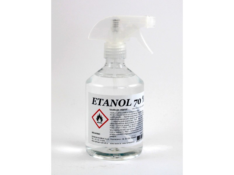ETANOL  70 % denaturiran, tehnični    500 ml