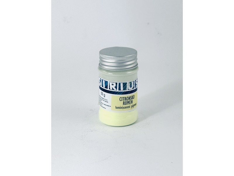 SIRIUS citronsko rumen luminiscentni pigment 50g