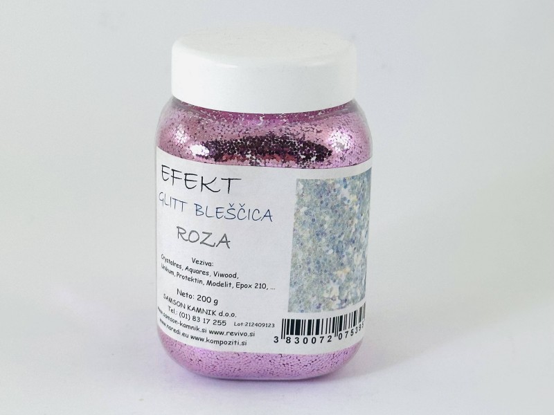 GLITT BLEŠČICA ROZA  200 g