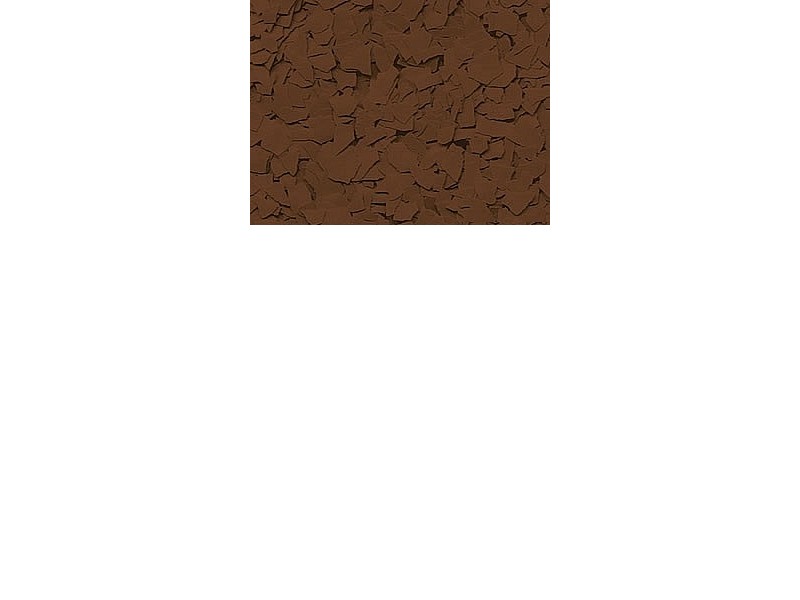 Flecked colored chips for EPOXY and WALL PAINTS, brown