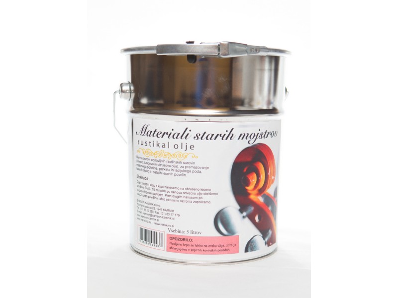 RUSTIKAL oil for protection of indoor wooden surfaces 5 l