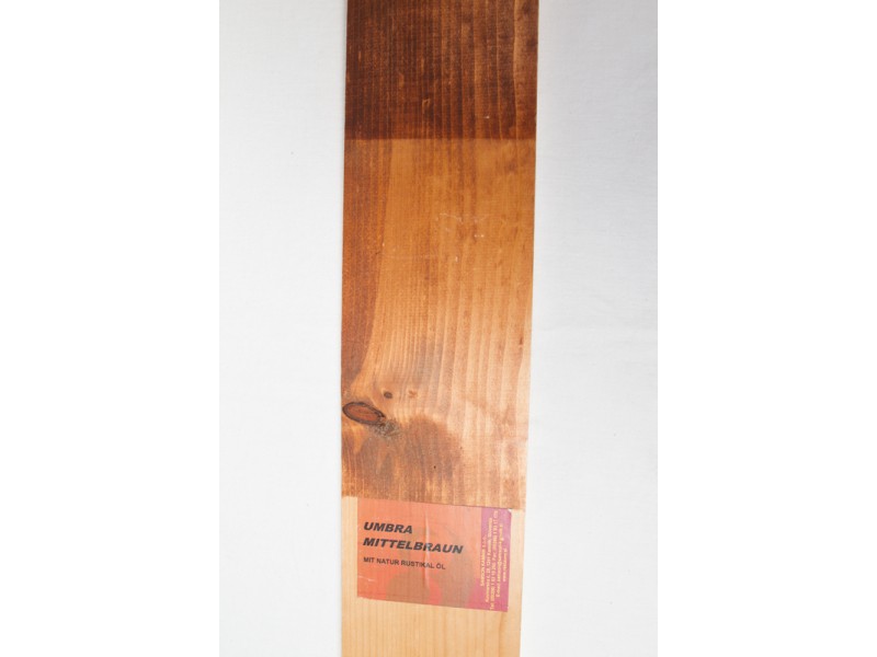 Rustikal oil for protection of indoor wooden surfaces pigmented with VIVAT pigments