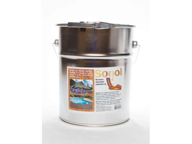 SONOL oil for protecting tropical wood 5 l