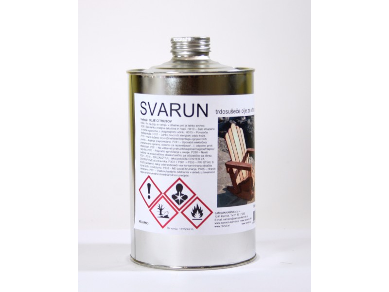 SVARUN natural varnish for garden furniture 1 l