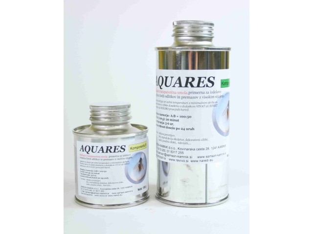 AQUARES glass-like transparent resin