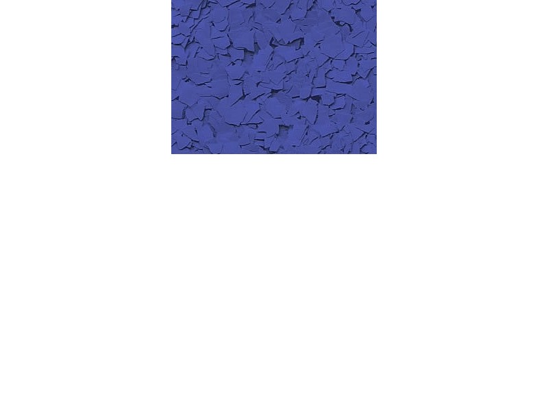 Flecked colored chips for EPOXY and WALL PAINTS, ultramarine blue