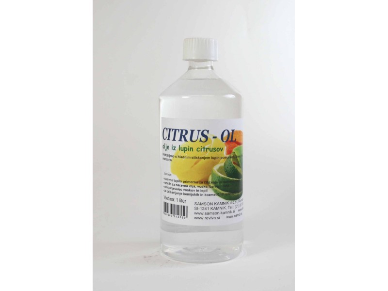 CITRUS -Ol 100% Natural Oil from Citrus Peels 1l