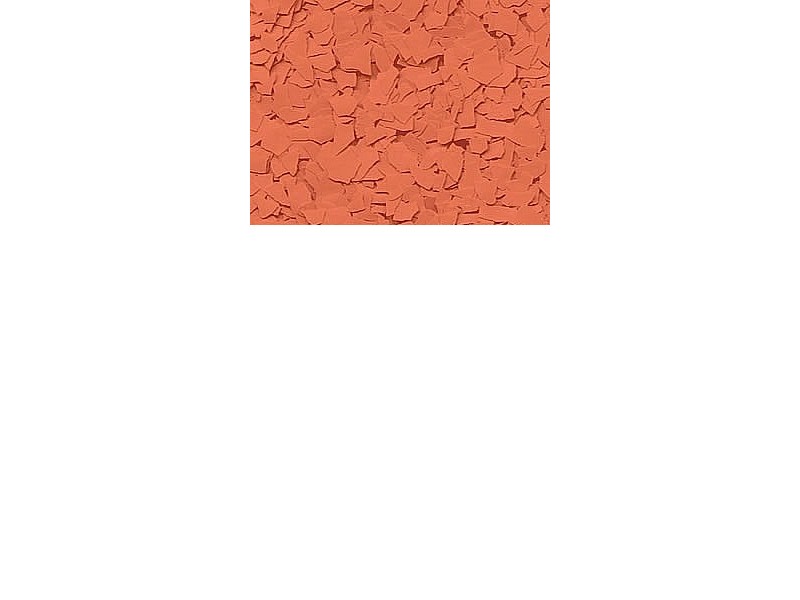 LUSKOVITI barvni kosmiči za EPOKSI in ZIDNE BARVE, fluor rdeč