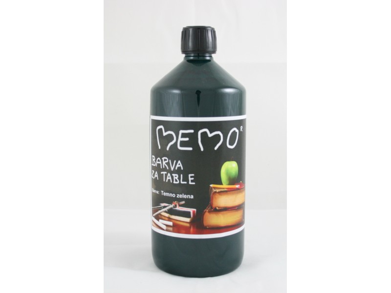 MEMO - WHITEBOARD PAINT - Dark green 1000 ml