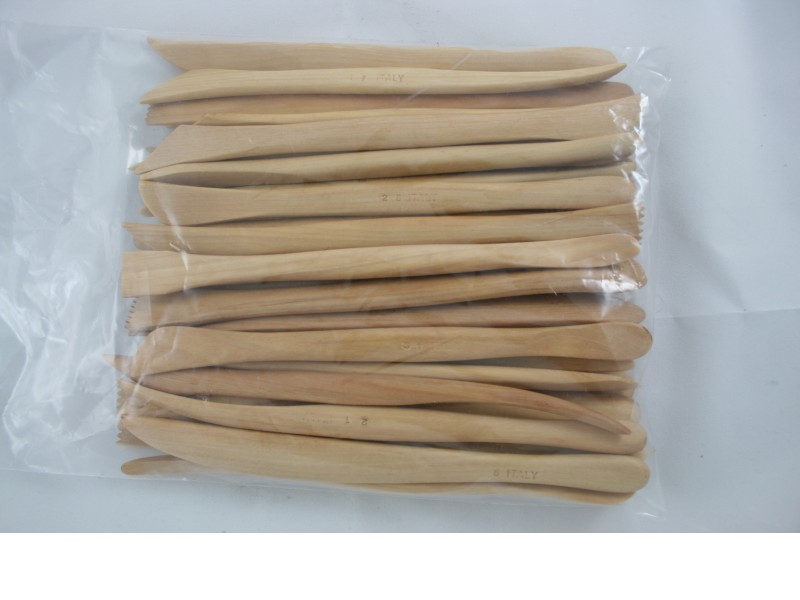 WOODEN MODELING TOOL set 38 pieces