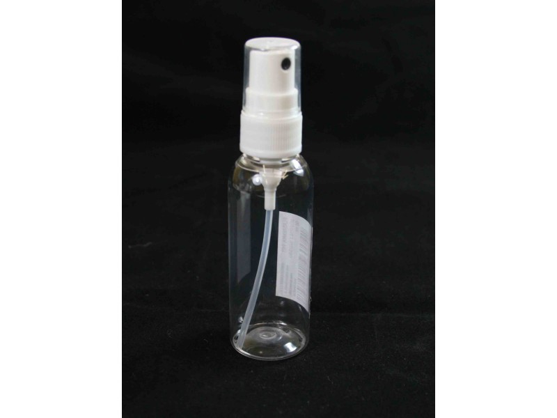 BOTTLE PET transparent with spray 50 ml
