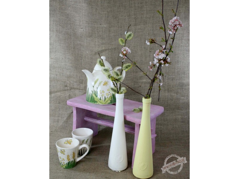 Revivo Chalk Paint Pink, Revivo Chalk Paint White, Revivo Chalk Paint Cream