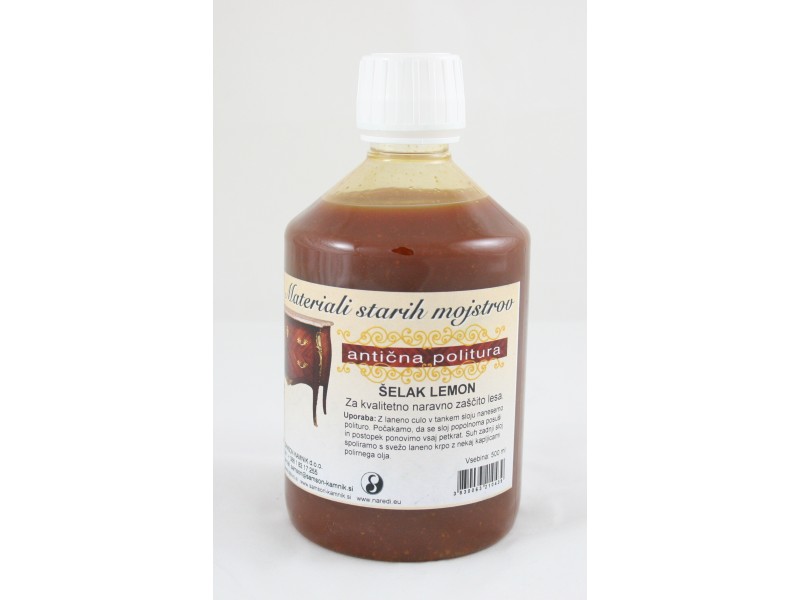 SHELLAC POLISH LEMON 500 ml