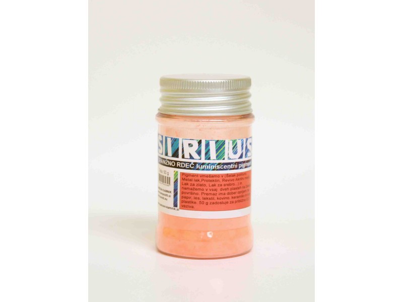 SIRIUS - orange-red luminescent pigment 50g
