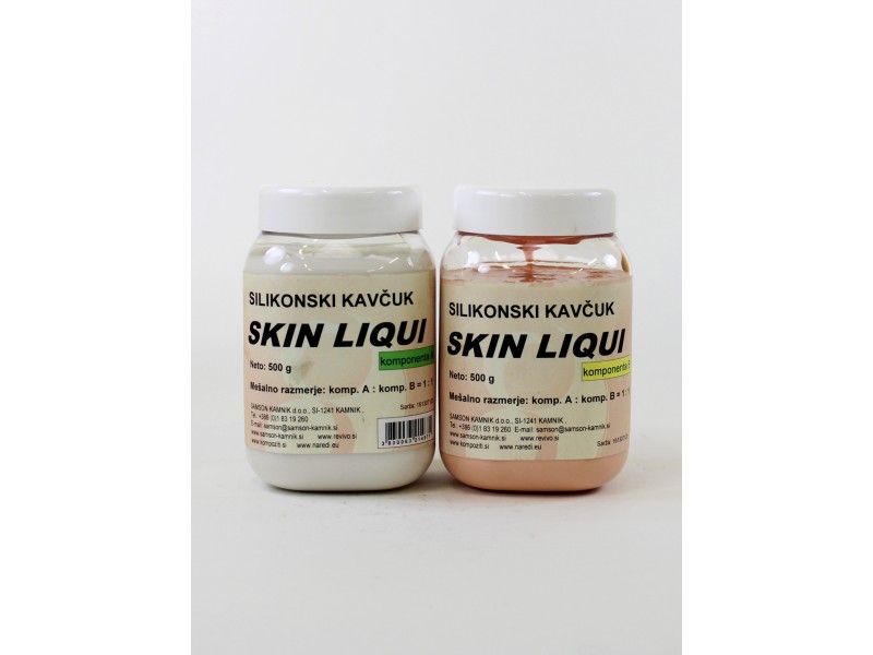 Silikonski kavčuk SKIN LIQUI 500 g + 500 g