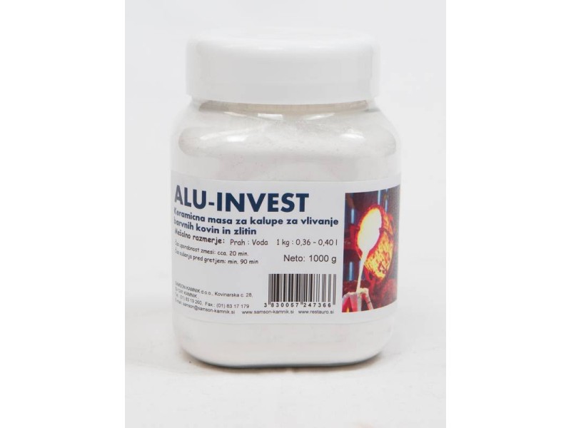 ALU INVEST Keramična masa za ulivanje kovin 1 kg