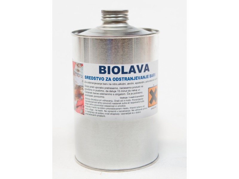 BIOLAVA environment friendly paint stripper 1l