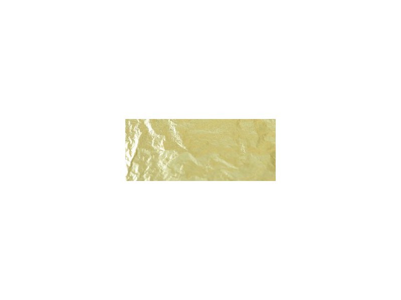ZLATO V LISTIČIH Citron gold  hell  18 karat     80 x 80        25 lističev