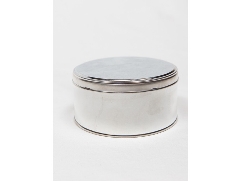 METAL tin with lid 500 ml