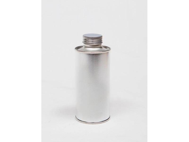 METAL container with srew on lid 200 ml