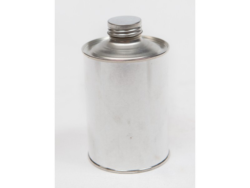 METAL container with screw on lid 500 ml