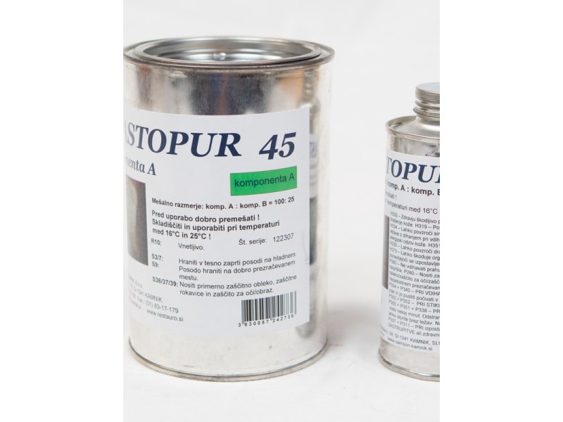 ELASTOPUR 45 polyurethane rubber 1000 + 300 g