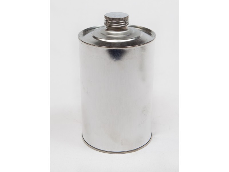 METAL container with screw on lid 1000 ml