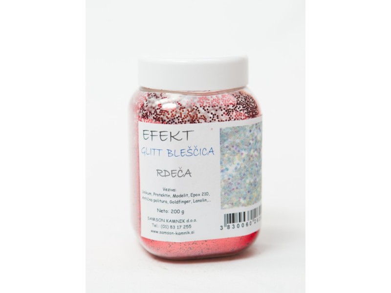 EFFECT GLITTER Red 200 g