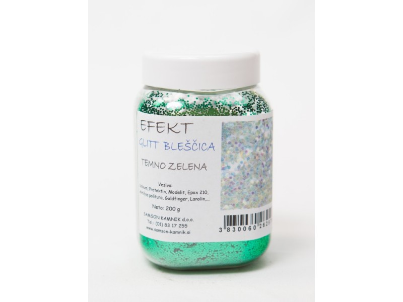 EFFECT GLITTER Deep green 200 g