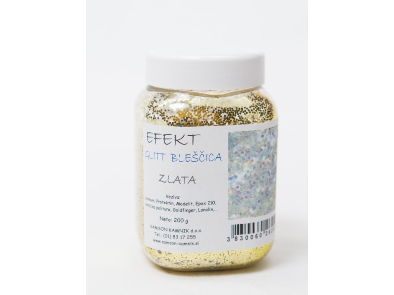 EFFECT GLITTER Gold 200 g