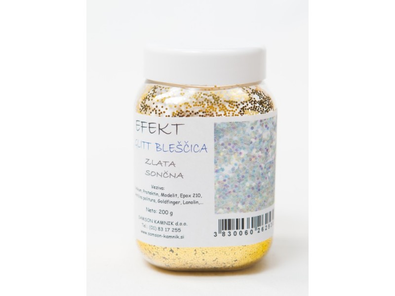 EFFECT GLITTER Sunny gold 200 g