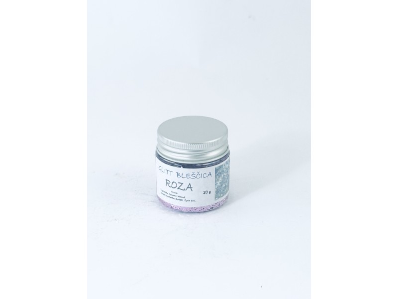GLITT BLEŠČICA ROZA     20 g