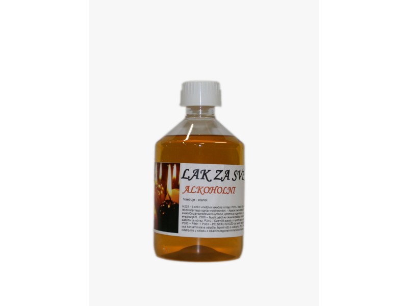 CANDLE VARNISH - alcohol based 500 ml