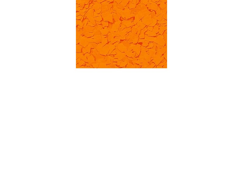 LUSKOVITI barvni kosmiči za EPOKSI in ZIDNE BARVE, oranžen