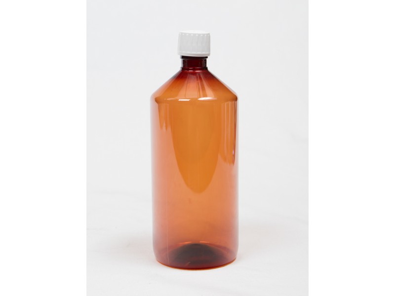 PET bottle 1000 ml (brown)