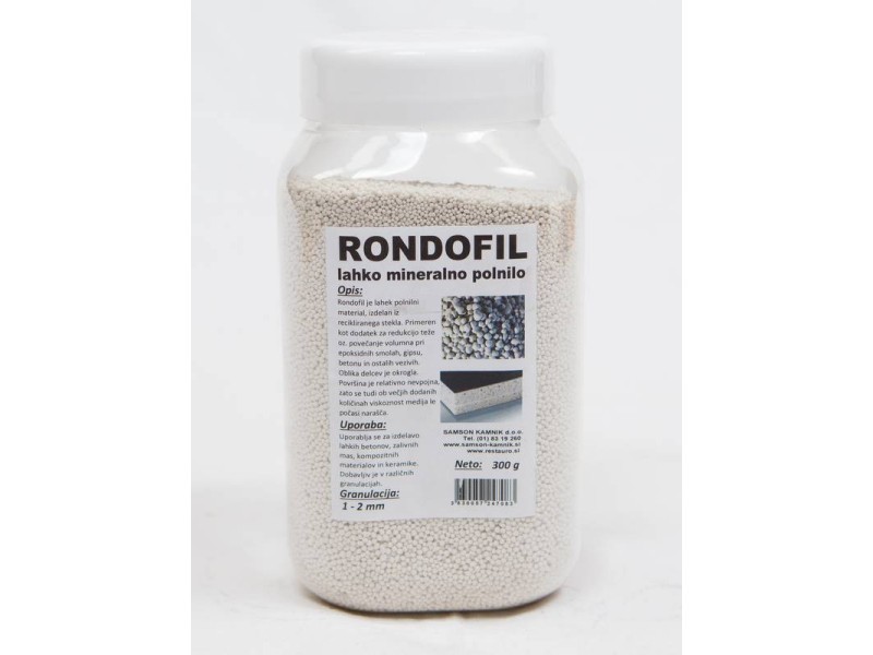 RONDOFIL  lahko mineralno polnilo 0,5 - 1 mm  300 g