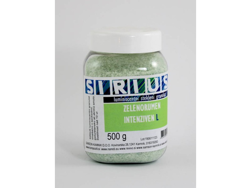 SIRIUS granulat L zelenorumen intenziven 500 g