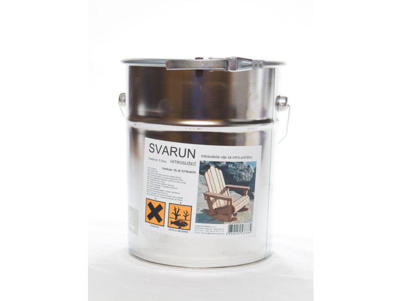 SVARUN natural outdoor furniture varnish 5 l