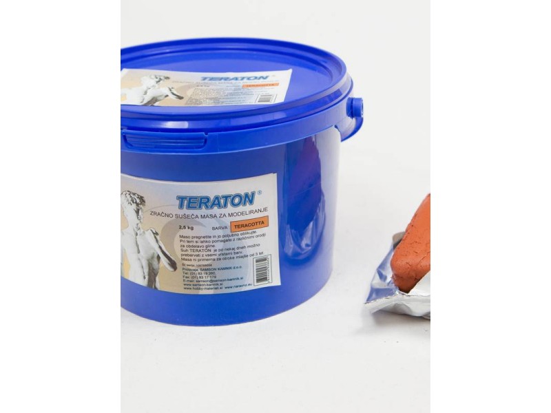 TERATON TERRACOTTA air-hardening modelling clay 2,5 kg