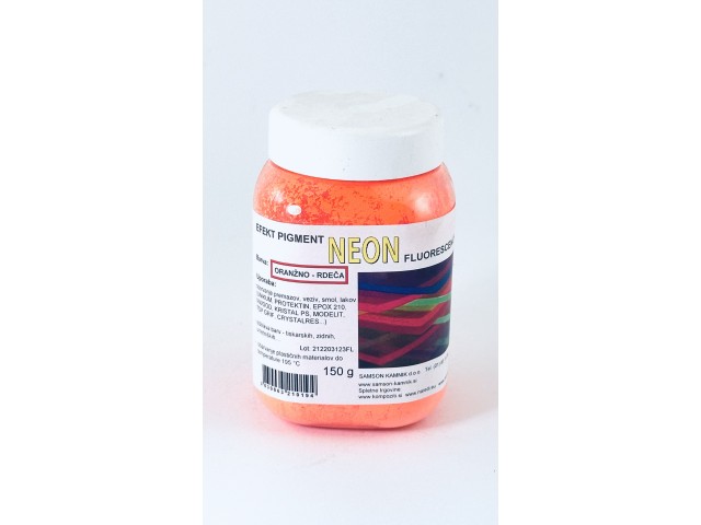 NEON ORANGEN ROT fluoreszierendes Pigment   150 g