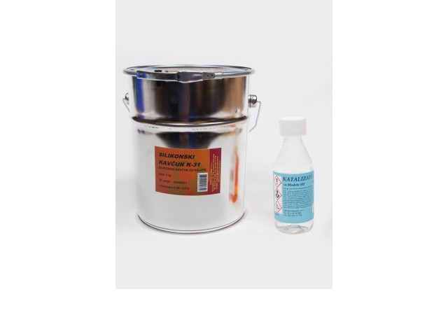 SILICONE KAUCUCCIO K 31    5 kg     +   CATALIZZATORE C88 150g