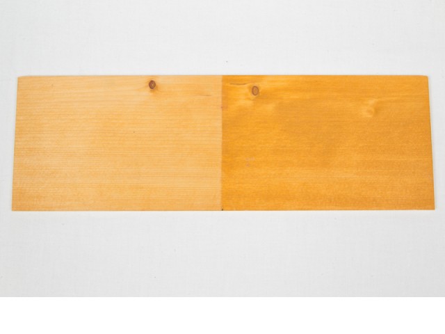 Tung oil pigmented with VIVAT pigment OXIDE YELLOW