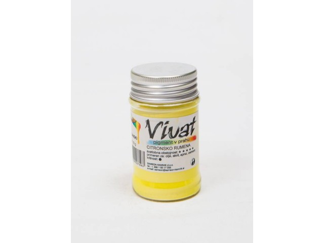 VIVAT organski pigment CITRONSKO RUMEN 30g