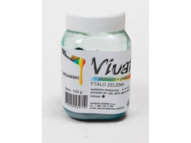 VIVAT organski pigment FTALO ZELEN 100 g