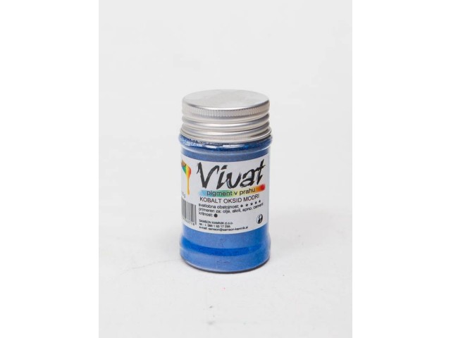 VIVAT oksidni/ anorganski pigment Kobalt oksid  modri  50 g