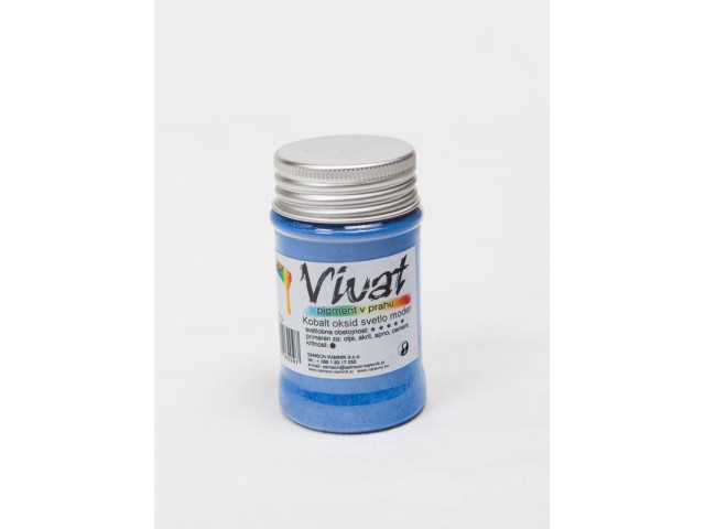 VIVAT oksidni/anorganski pigment KOBALT SVETLO MODRA 50 g