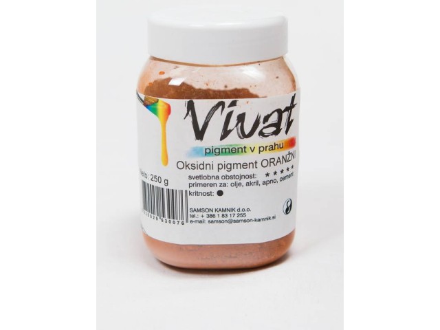 VIVAT oksidni/anorganski pigment ORANŽEN 250 g